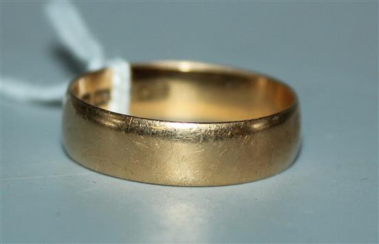 18ct gold band